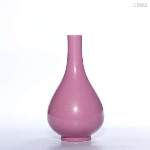 A RUBY-GLAZED VASE