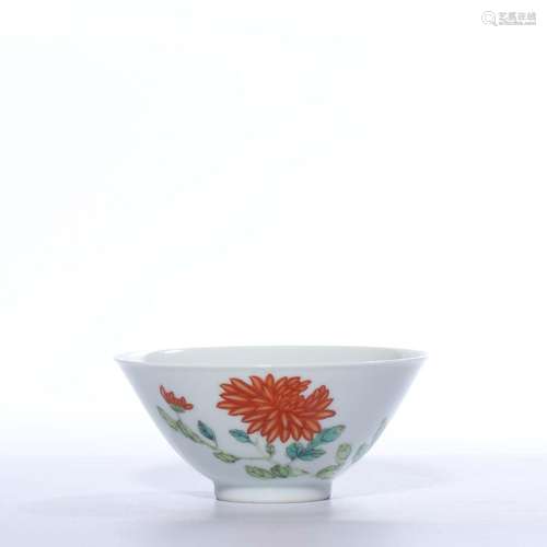 A FAMILLE-ROSE CUP.MARK OF YONGZHENG