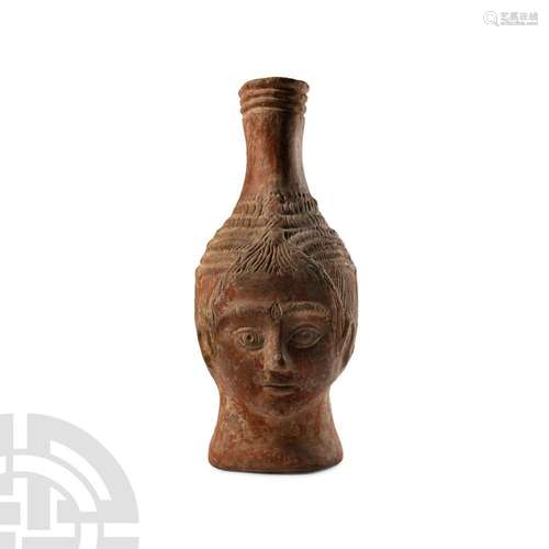 Roman North African Redware Head Amphora