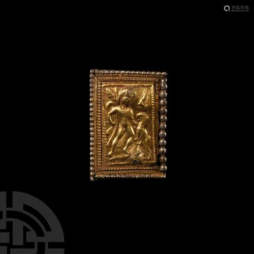 Roman Silver-Gilt Military Belt Plate with Hercules Killing ...