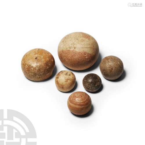 Western Asiatic Limestone Shekel Weight Collection