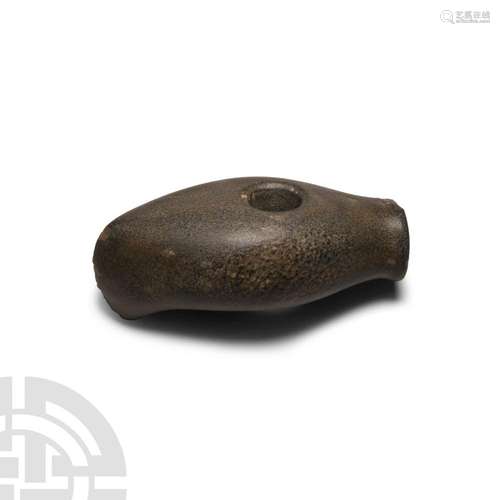 Stone Age Polished Boat-Shaped Axehead