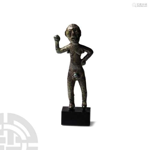 Iron Age Celtic Bronze Figure of a Man