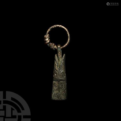 Viking Gilt Gotland-Type Fish Pendant