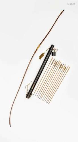 A JAPANESE ARCHERY SET PROBABLY MEIJI, 19TH CENTURY Comprisi...