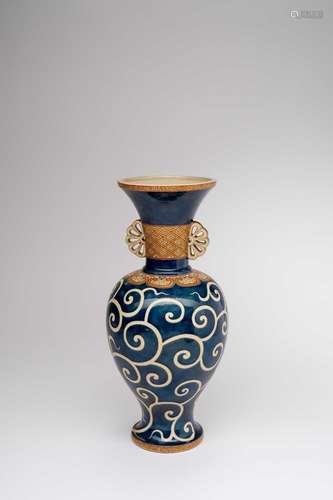 A JAPANESE GOSU SATSUMA VASE MEIJI ERA, 19TH CENTURY The bal...