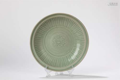 A celadon plate. China, late Yuan dynasty/ early Ming dynast...