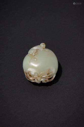 A celadon jade carving. China, half of 19th c.