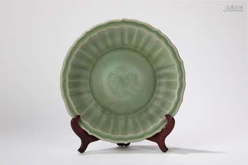 A celadon plate. China, late Yuan dynasty/ early Ming dynast...