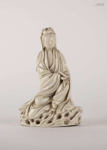 A Blanc de Chine Guanyin. China, 17th c.