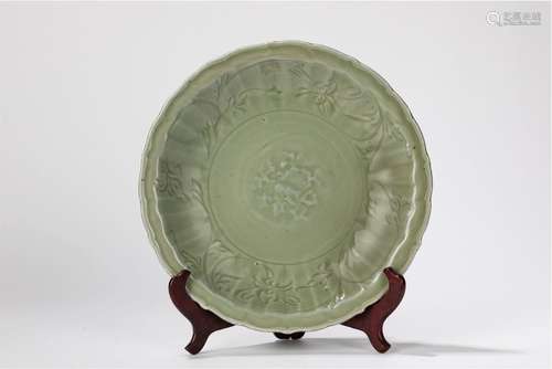 A celadon plate. China, late Yuan dynasty/ early Ming dynast...