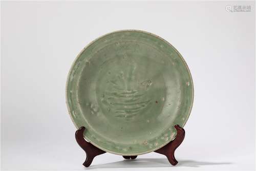 A celadon plate. China, late Yuan dynasty/ early Ming dynast...