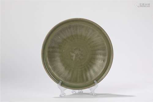 A celadon plate. China, late Yuan dynasty/ early Ming dynast...