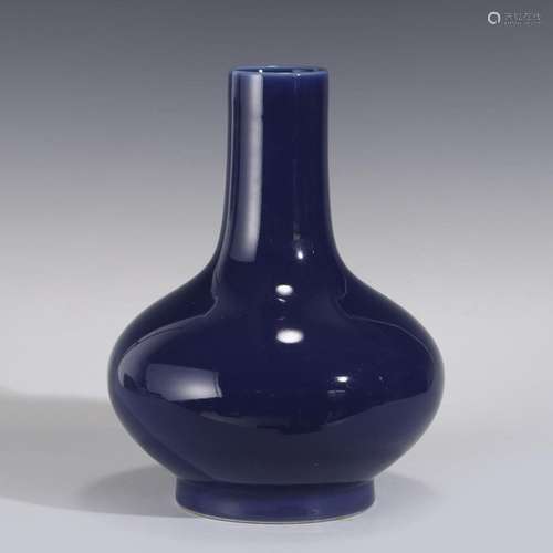 BLUE GLAZE VASE