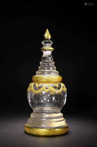 Crystal stupa