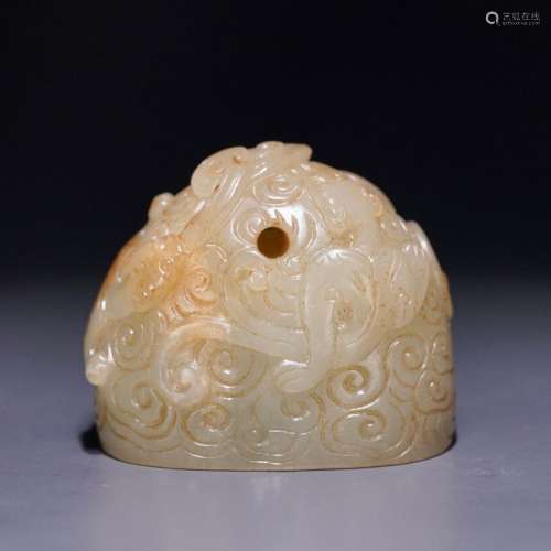 Hetian jade seal