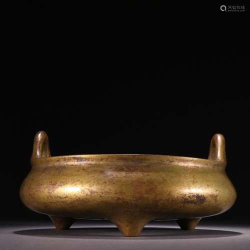 Gilt Bronze Censer with Cupola