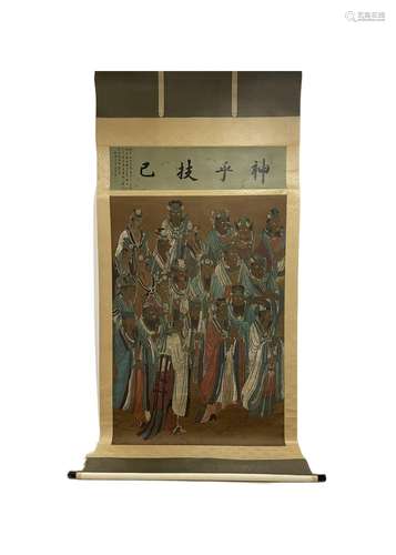 Wu Daozi's Buddhist Rites on Silk