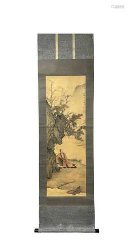 Figures of Chen Shaomei on silk