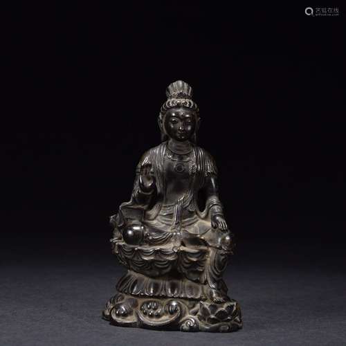 Avalokitesvara ornament in old copper body