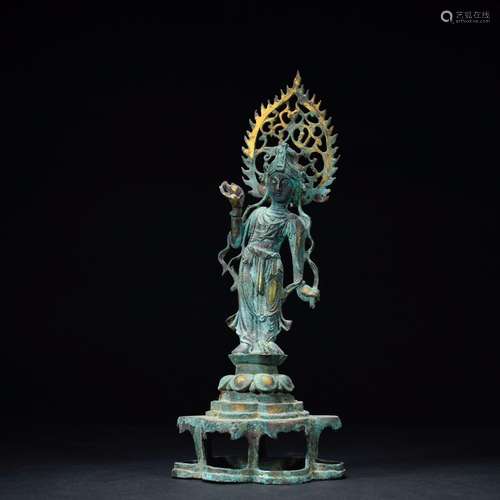 Gilt Bronze Avalokitesvara Ornament