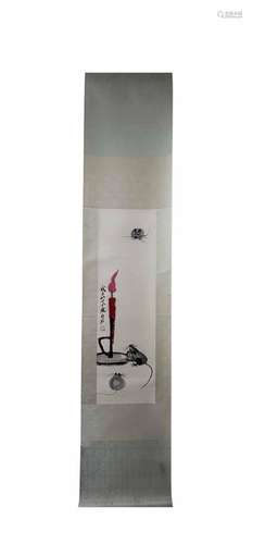 Qi Baishi Mouse Candle