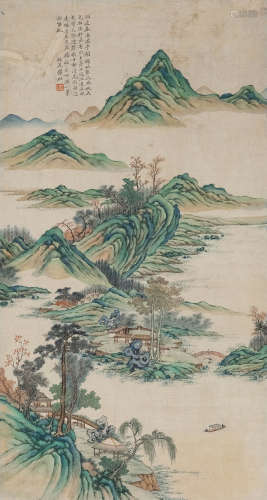 錢杜(1764-1845) 青山綠水