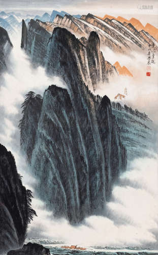 岑學恭(1917-2009) 山水