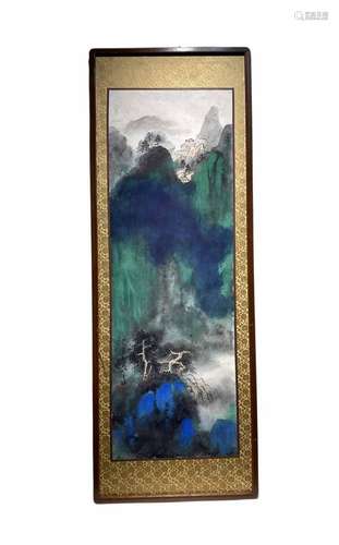 Zhang Daqian Splashed Color Landscape