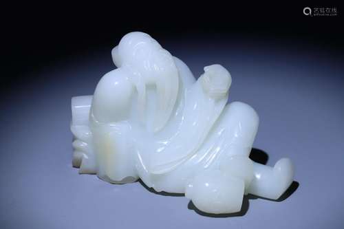 Hetian jade Taibai drunken ornament