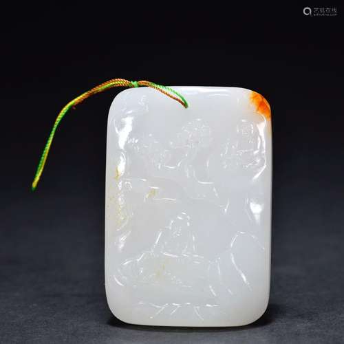 Hetian Jade Seed Material Gaoshi Fuqin Jade Brand