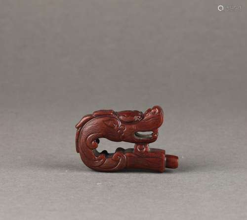 Chinese Jade Carved Dragon, Song