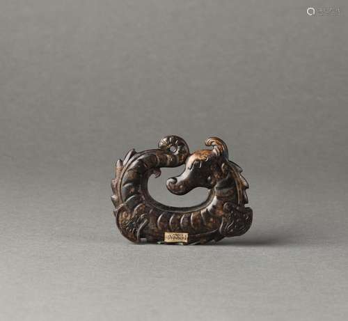 Ancient Chinese Jade Dragon, Tang and Song Dynasties