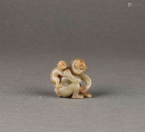 Ancient Chinese Jade Monkey