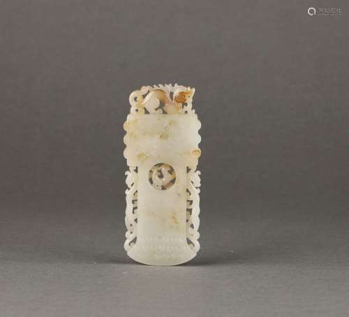 Chinese Hetian jade carving accessories, 18th