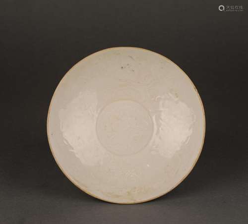 ancient China Ding kiln porcelain bowl