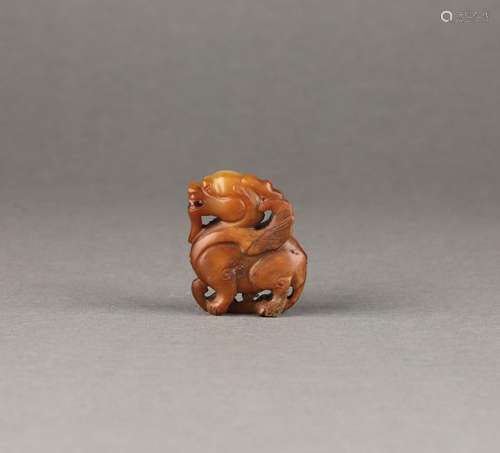 China Hetian Jade Carved Animal, Song