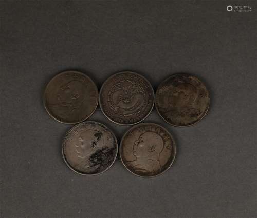 A Group of Chinese Silver Coins