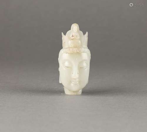 Ancient Chinese Jade Buddha Head