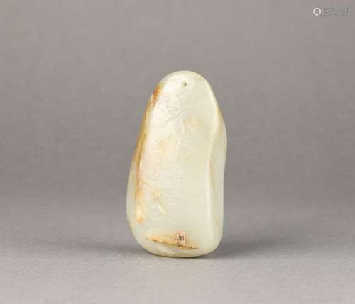 China Hetian Jade Carving Accessories, Qing