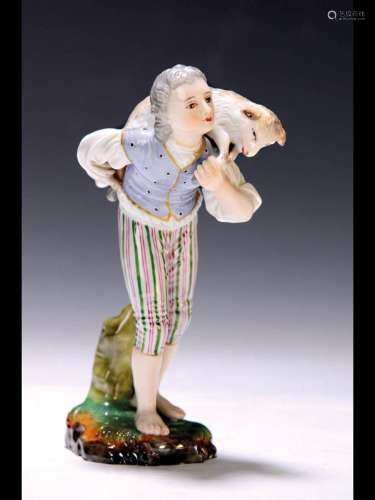 Porcelain figure, Höchst, around 1800, shepherd