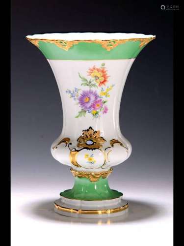 Footed vase, Meissen, 2nd half of the 20th century, 2nd