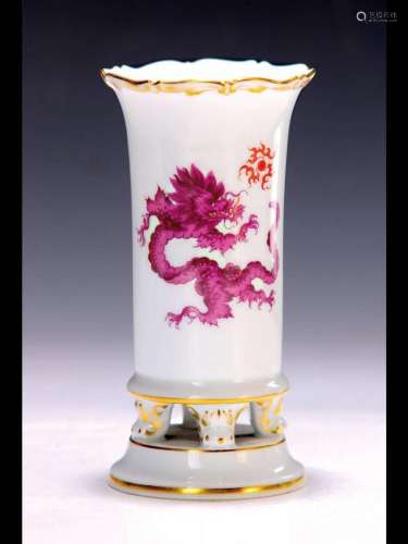 Vase, Meissen, around 1924-33, porcelain, decorated