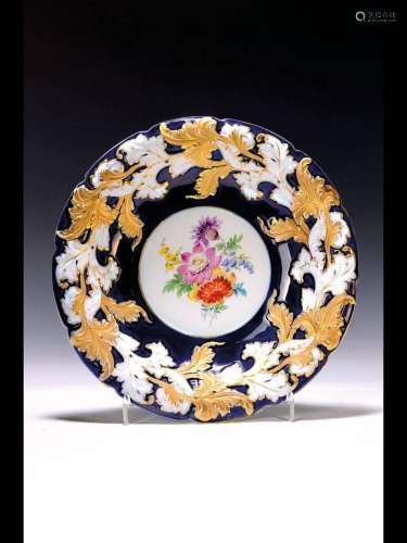 Ceremonial plate, Meissen, Punktzeit/1924-34, porcelain