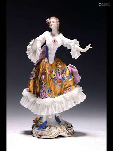 Porcelain figure, oldest Volkstedt, 20th century