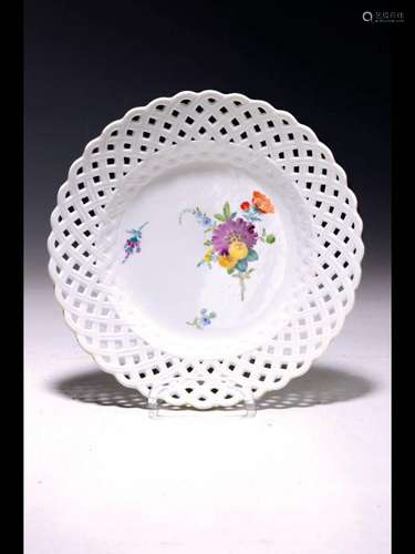 Decorative plate, Meissen, Marcolini (1774- 1814)