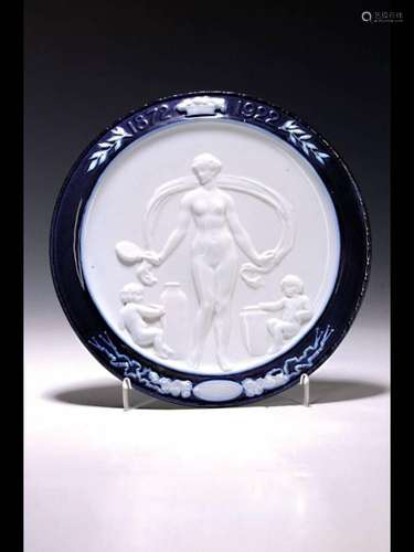 Jubilee plate \'Meissen 1872-1922\', Meissen, around 1922