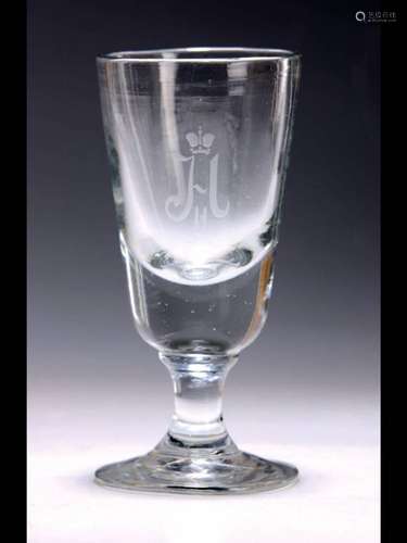 Footed glass, Russia, around 1900, St. Petersburg