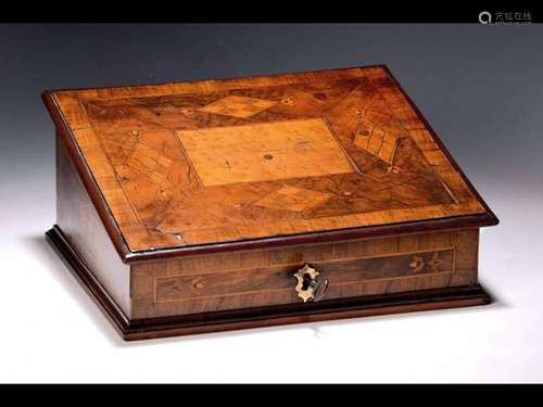 Small writing desk/writing case, Baroque, around 1760