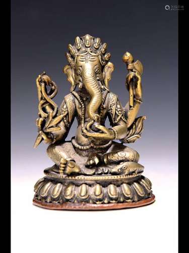 Ganesha, India, probably around 1900/10, bronze